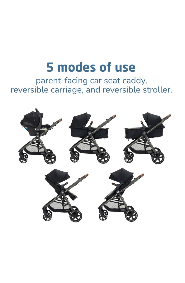 Maxi-Cosi<sup>®</sup> Zelia<sup>™</sup>² Luxe 5-in-1 Modular Travel System, Alternate, color, Onyx Sand