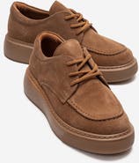 Forever & Always Shoes Mareon Leather Lace Up Sneaker