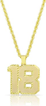 THE SIS KISS Game Day Pendant Necklace