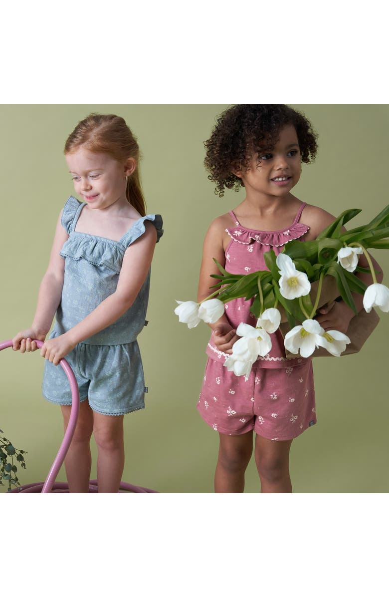 Modern Moments<sup>™</sup> by Gerber Ruffle Top and Shorts Set, Alternate, color, Rose Bouquet