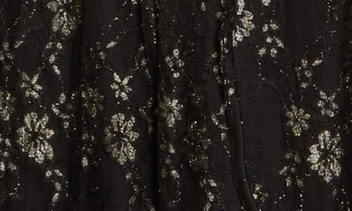 Wishlist Lace Overlay Maxi Dress In Black