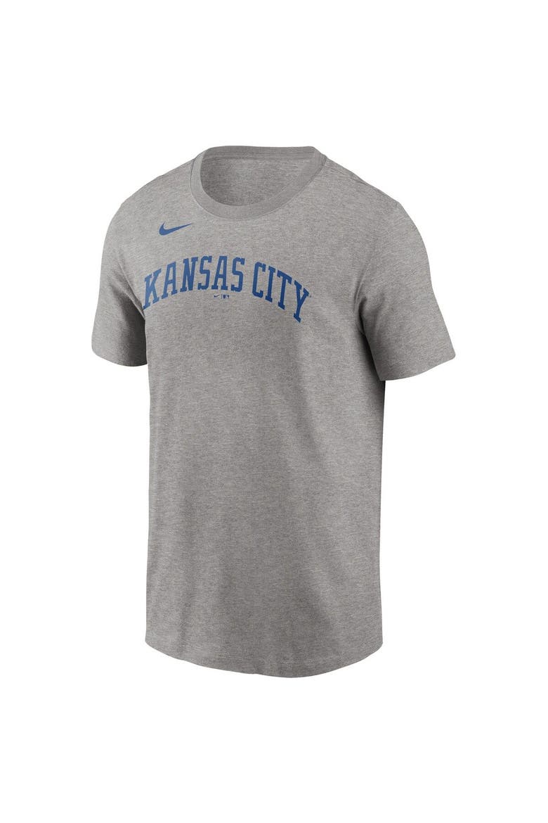 Men's Nike Salvador Perez Gray Kansas City Royals Name & Number T-Shirt, Alternate, color, Gray
