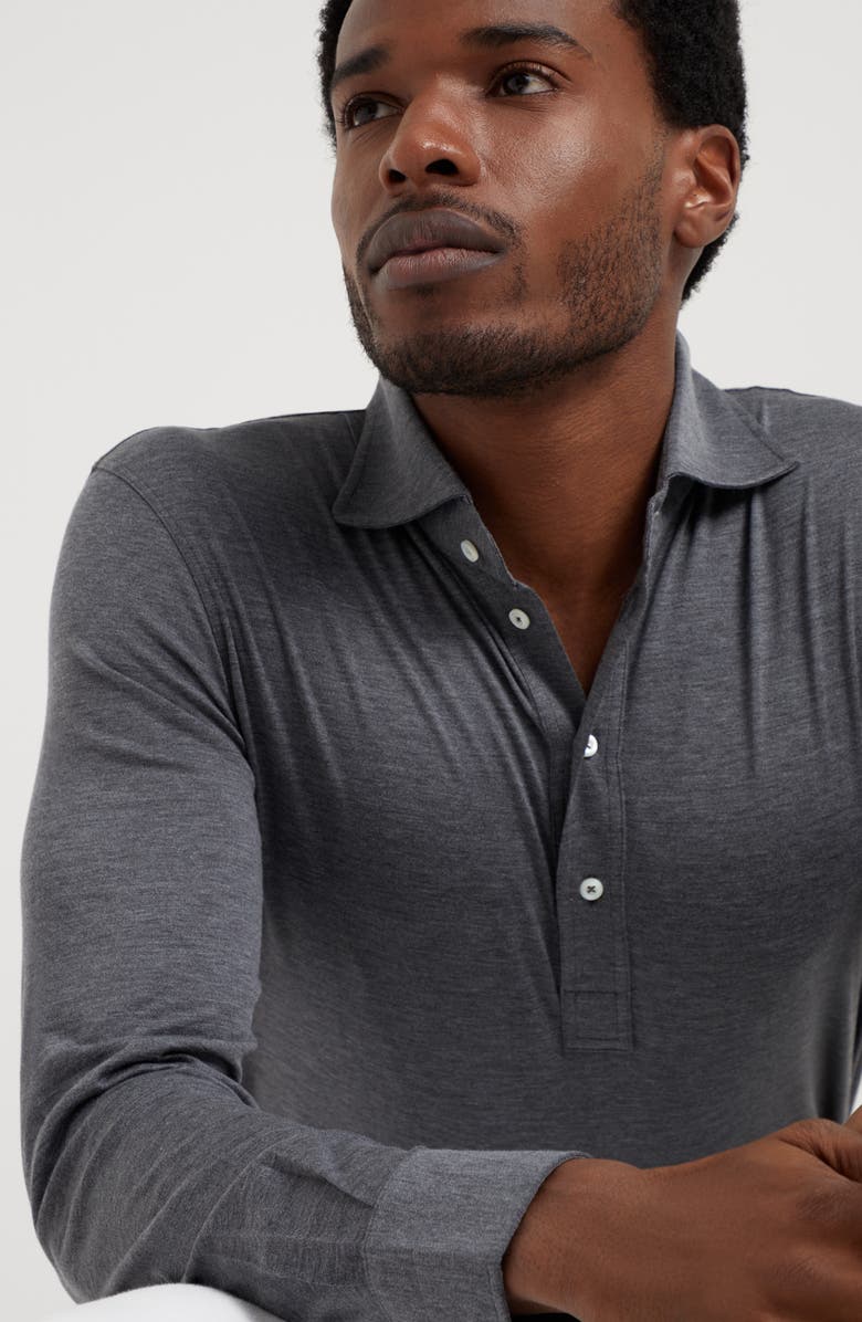 Brunello Cucinelli Jersey polo shirt, Alternate, color, 