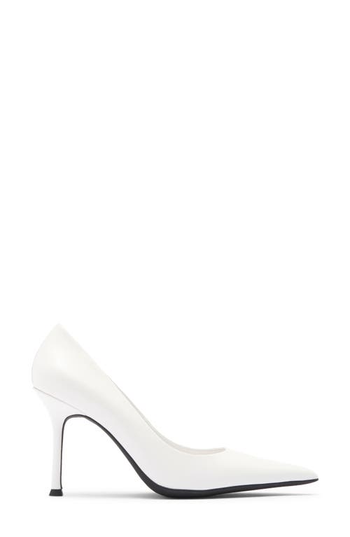 Jeffrey Campbell Risktaker Pointed Toe Pump In White