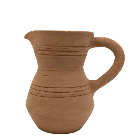 Natural Terracotta Pitcher