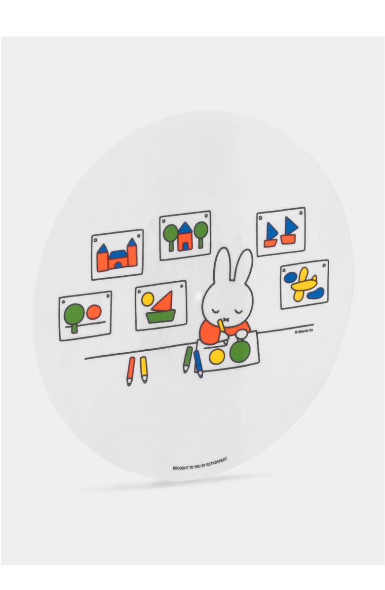 Retrospekt Miffy Double-Sided Turntable Slipmat, Main, color, White