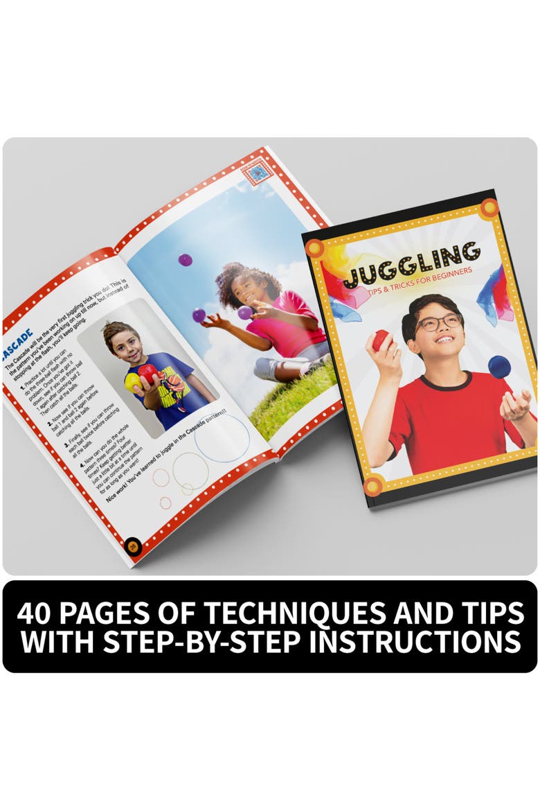 Juggling Kit, Alternate, color, Multicolored