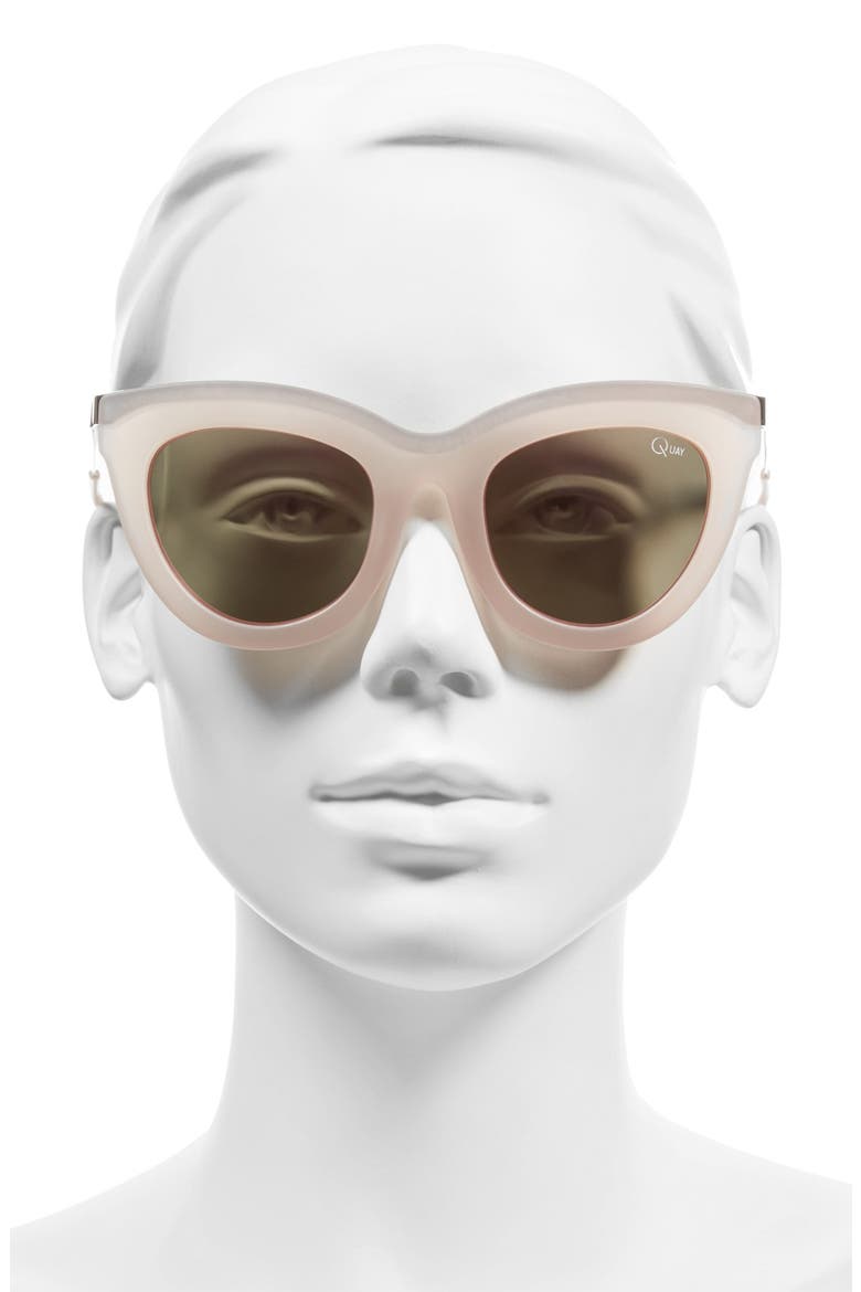 Australia 'Eclipse' 49mm Cat Eye Sunglasses, Alternate, color, PINK / PINK MIRROR