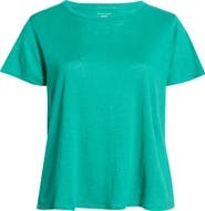 Eileen Fisher Organic Linen Crewneck T-Shirt