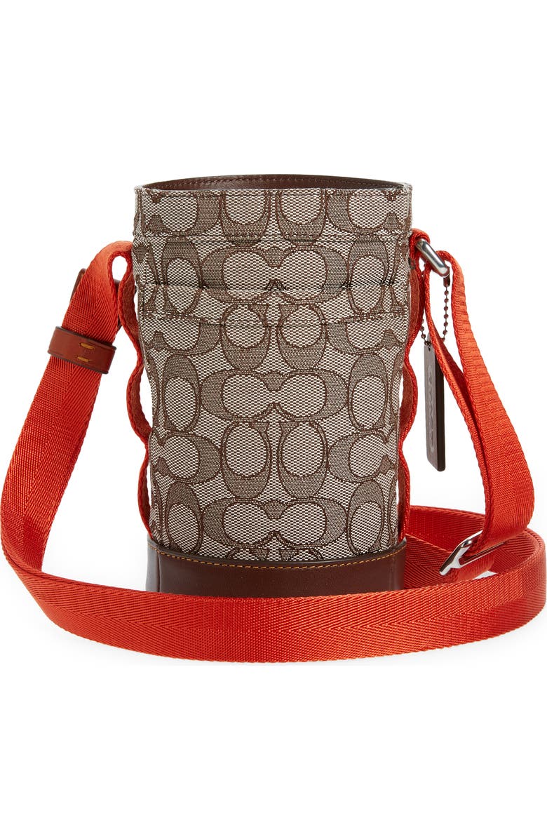 COACH Utility Logo Jacquard Crossbody Messenger Bag, Alternate, color,