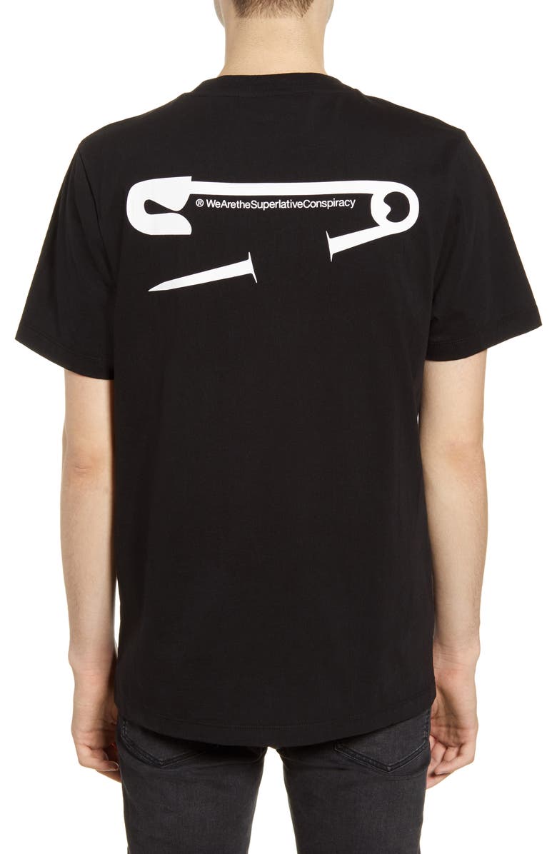 WeSC Max Safety Pin T-Shirt, Alternate, color,