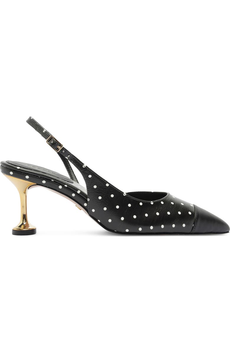 Arezzo Meryl Pointed Toe Slingback Pump, Alternate, color, Black