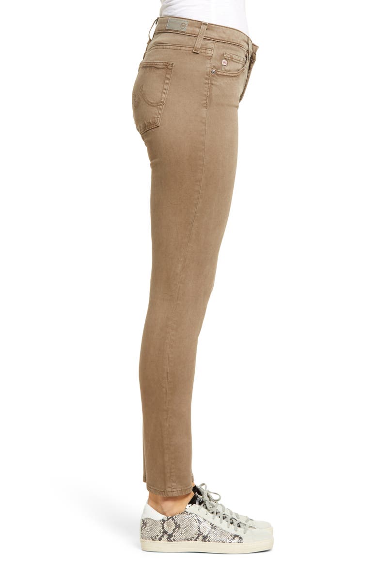 'The Prima' Cigarette Leg Skinny Jeans, Alternate, color, SULFUR JAGGED B