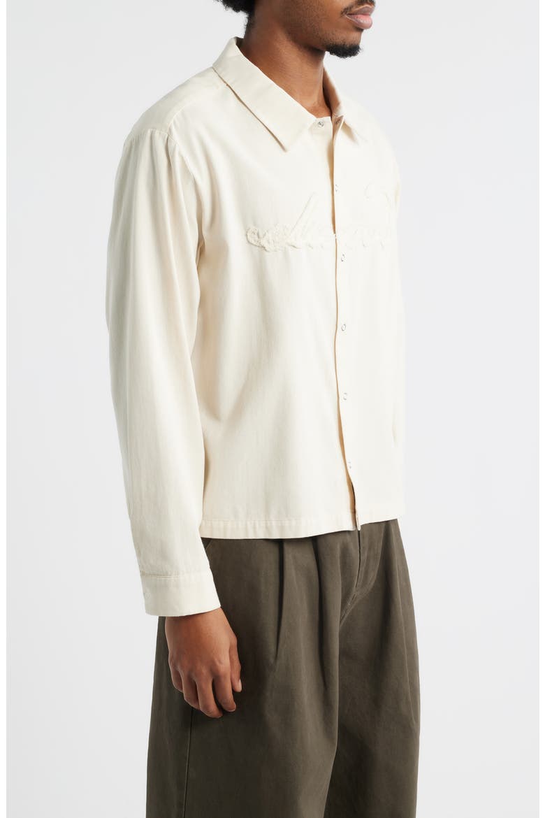 Cut Out Appliqué Snap-Up Shirt, Alternate, color, PARLOR