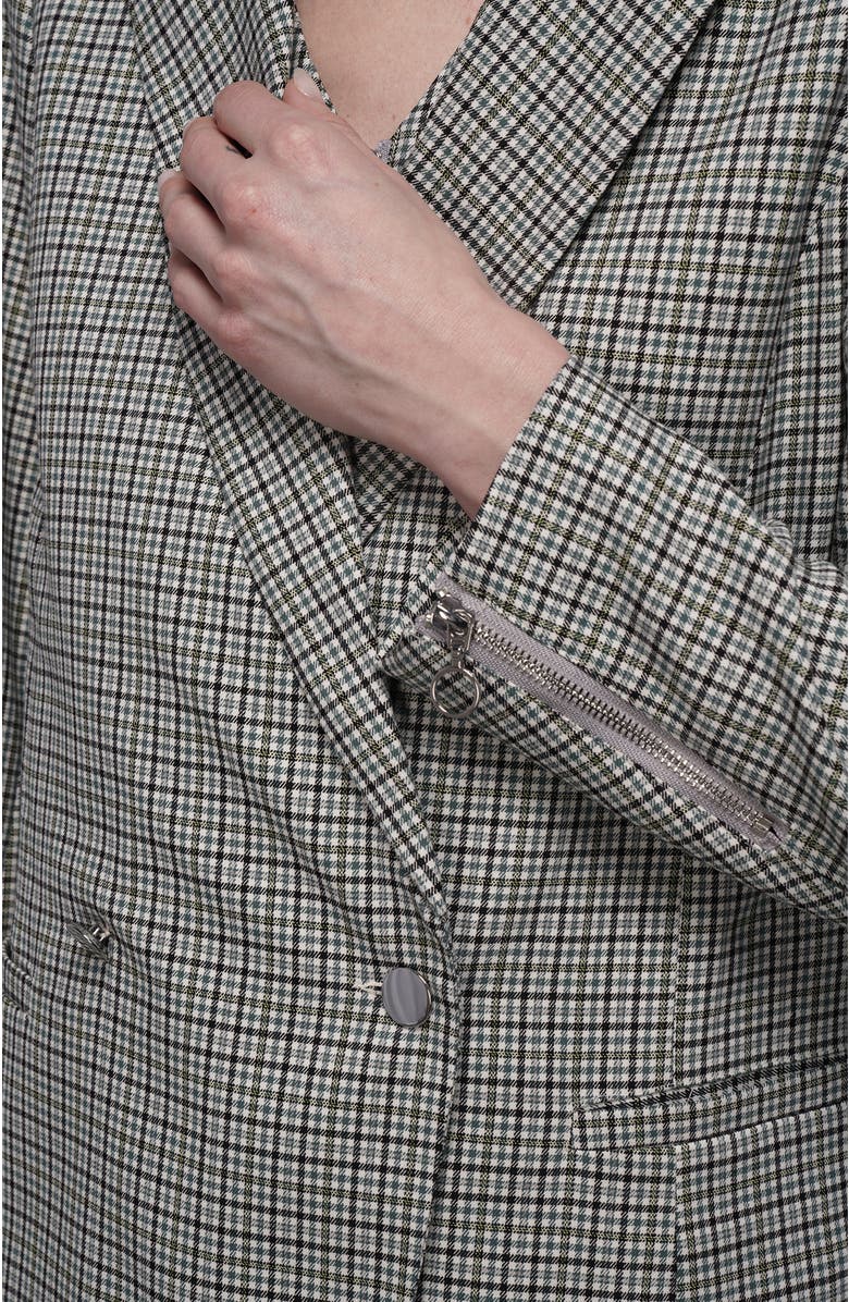 WILDFANG The Empower Zipper Double Breasted Blazer, Alternate, color,