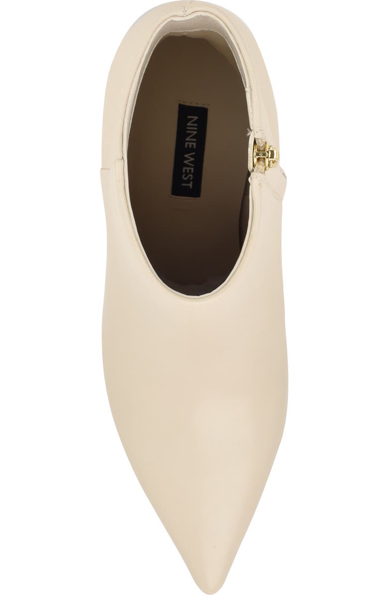 Nine West Hamesa Pointed Toe Bootie, Alternate, color, Ivory