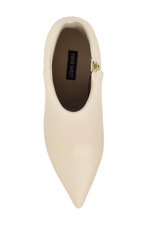 Nine West Hamesa Pointed Toe Bootie In White