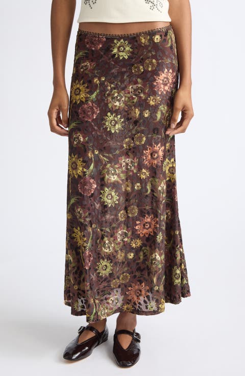 Siny Floral Maxi Skirt