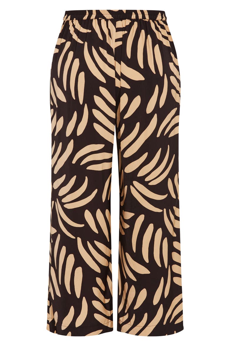 Aspyn Straight Leg Pants, Alternate, color, BLK/ TAUPE