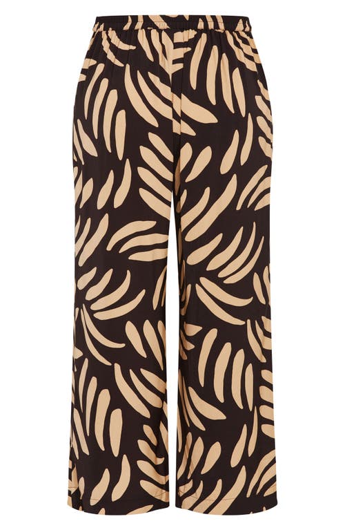 City Chic Aspyn Straight Leg Pants In Black