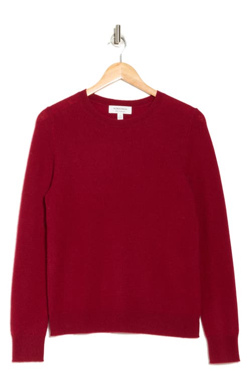 Nordstrom Crewneck Cashmere Sweater In Red