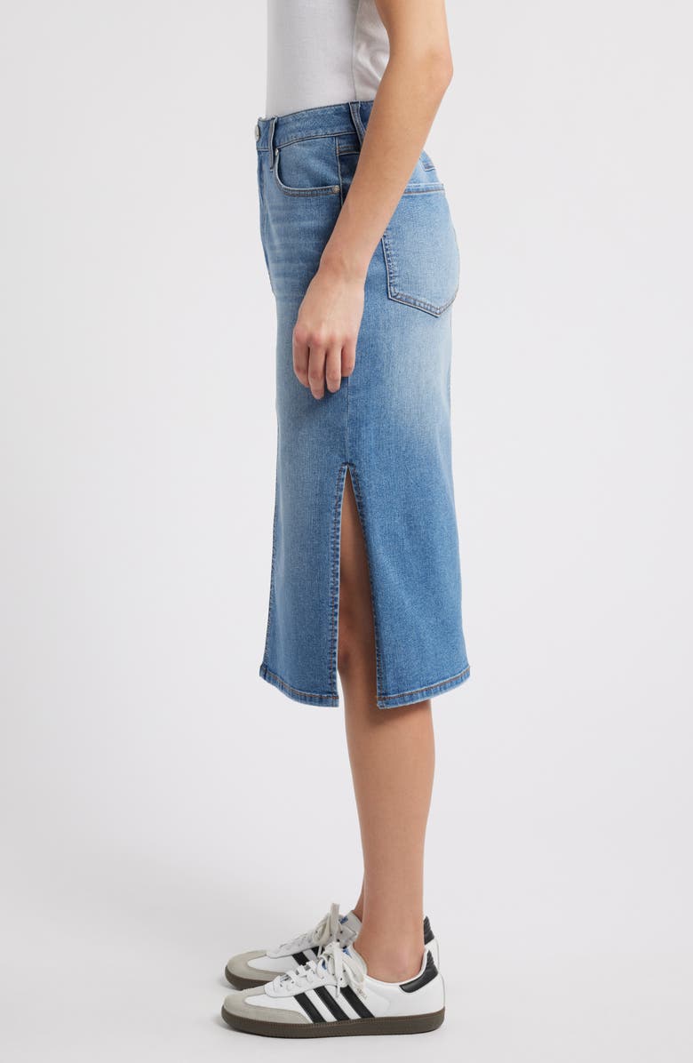 1822 Denim Denim Midi Skirt, Alternate, color, 