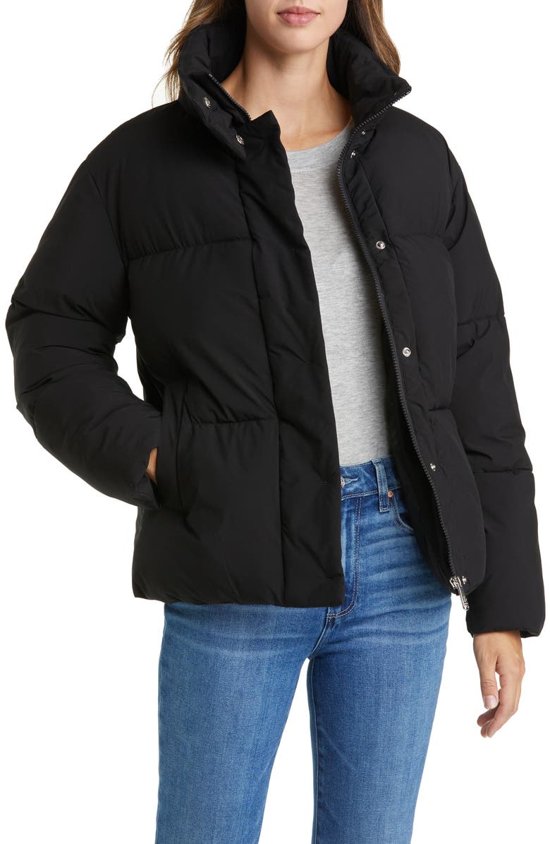 Sam Edelman Stand Collar Puffer Jacket, Alternate, color,