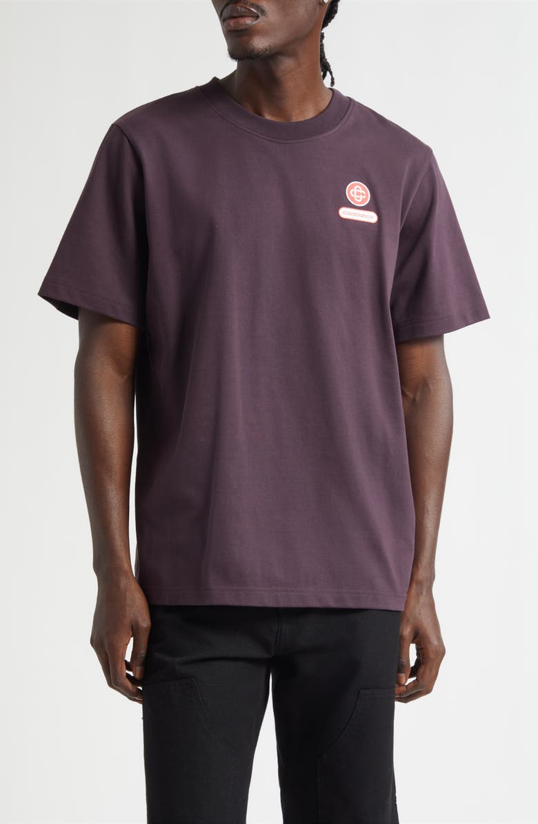 Casablanca Logo Organic Cotton Graphic T-Shirt, Main, color, Casablanca Logo