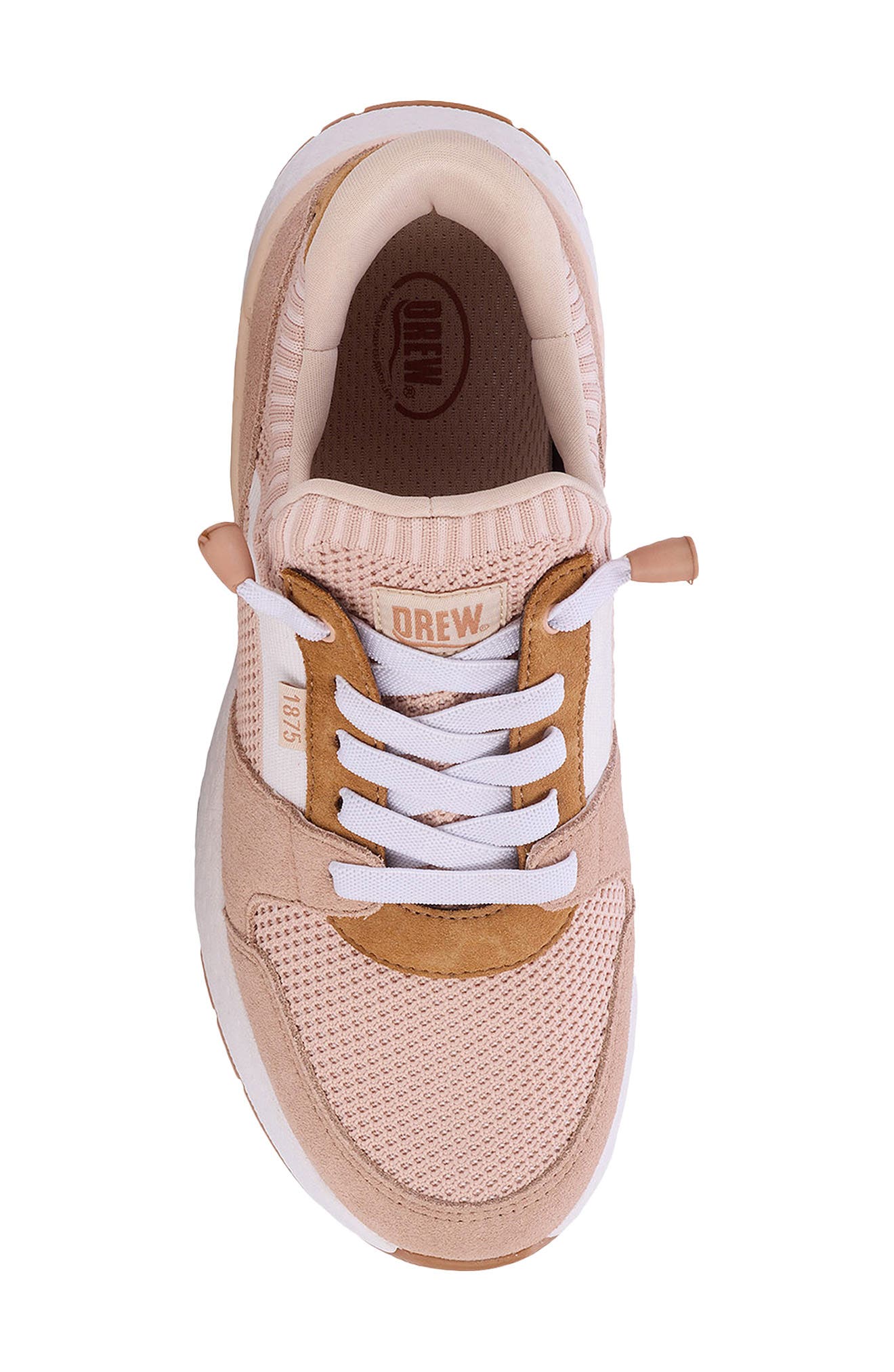 Bobbie Lace-up Sneaker, Alternate, color, TAUPE COMBO