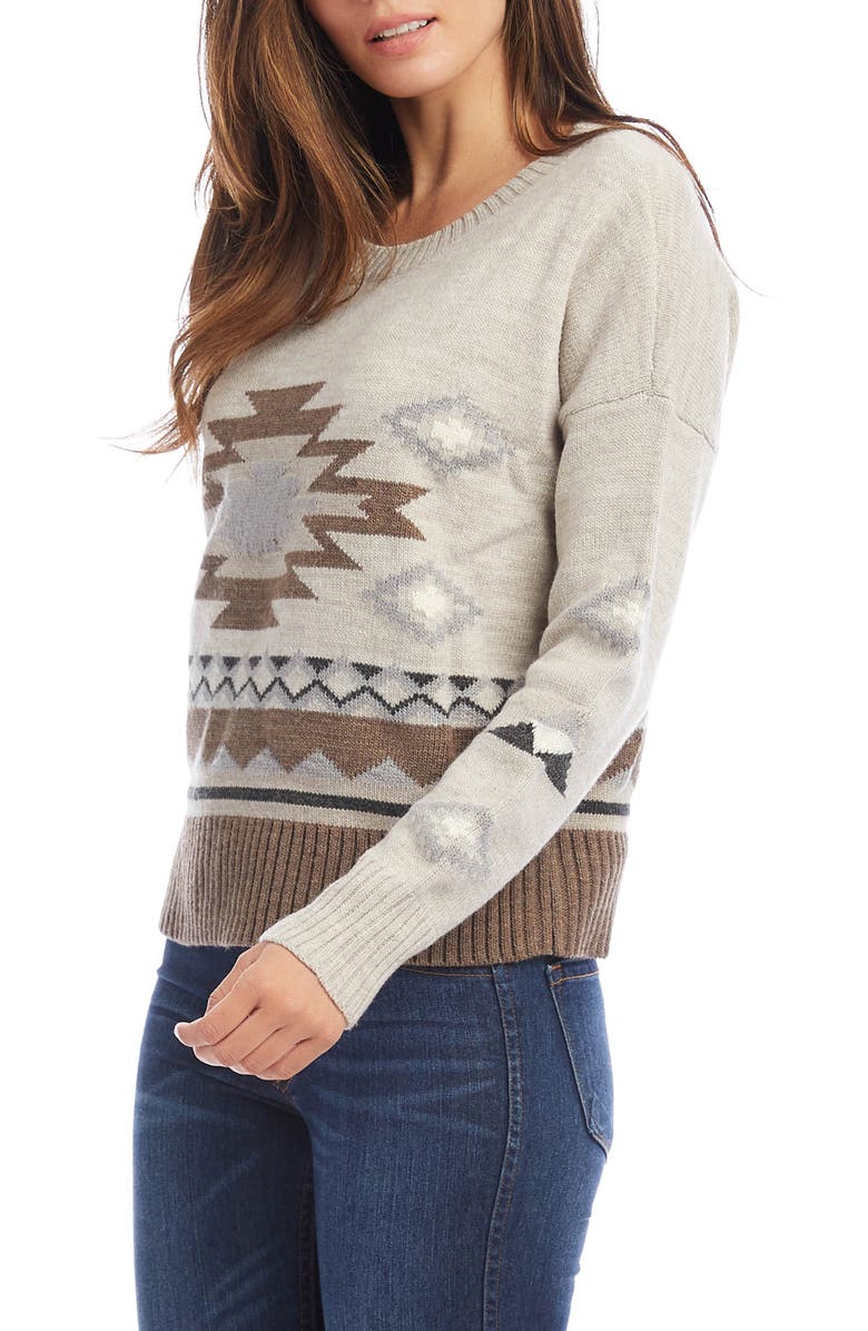 Karen Kane Southwest Pullover, Alternate, color, 