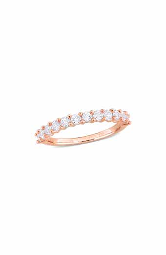 Lab Created White Sapphire Band Ring