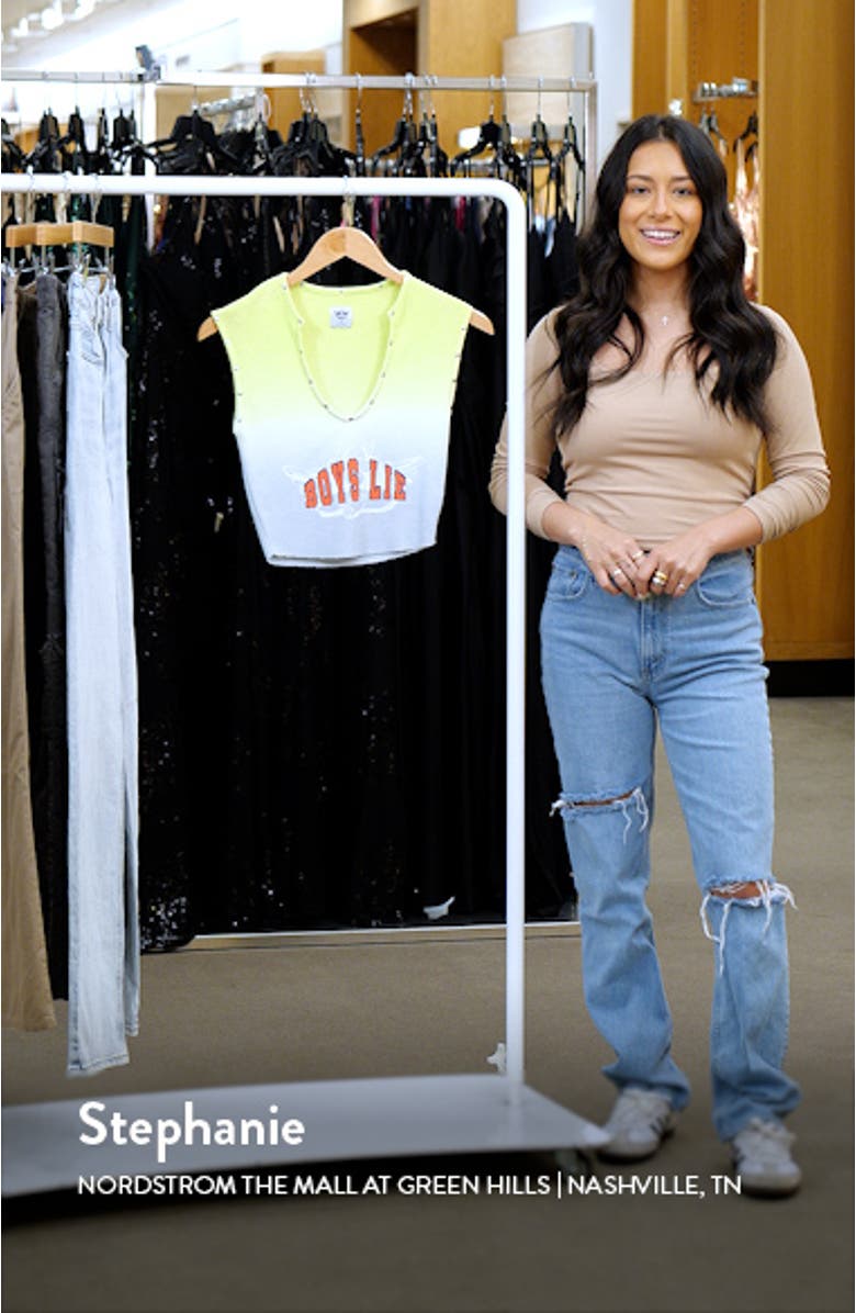 Fool Me Once Waffle Stitch Crop Top, sales video thumbnail