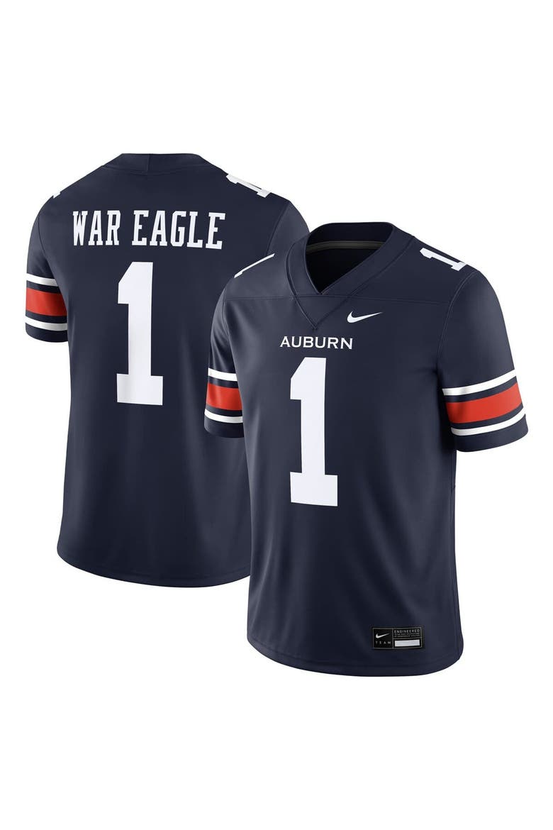 Men's Nike Navy Auburn Tigers Home Football Game Jersey, Main, color, Navy