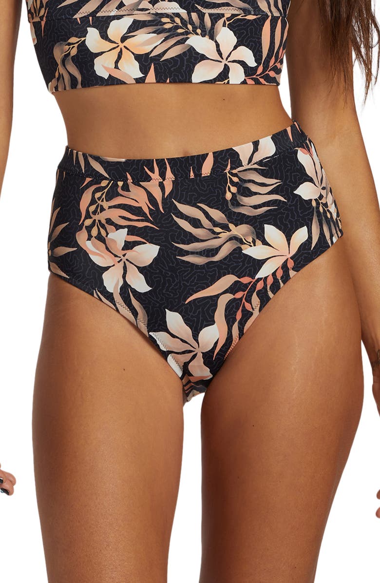 Billabong Coral Gardeners High Waist Retro Bikini Bottoms, Main, color,
