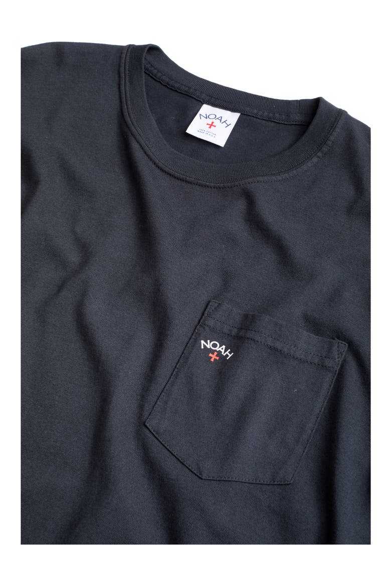 Core Logo Pocket T-Shirt, Alternate, color, BLACK