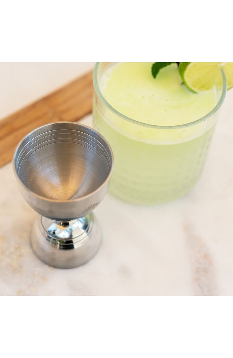 A Bar Above Bell Cocktail Jigger, Alternate, color, Stainless Steel