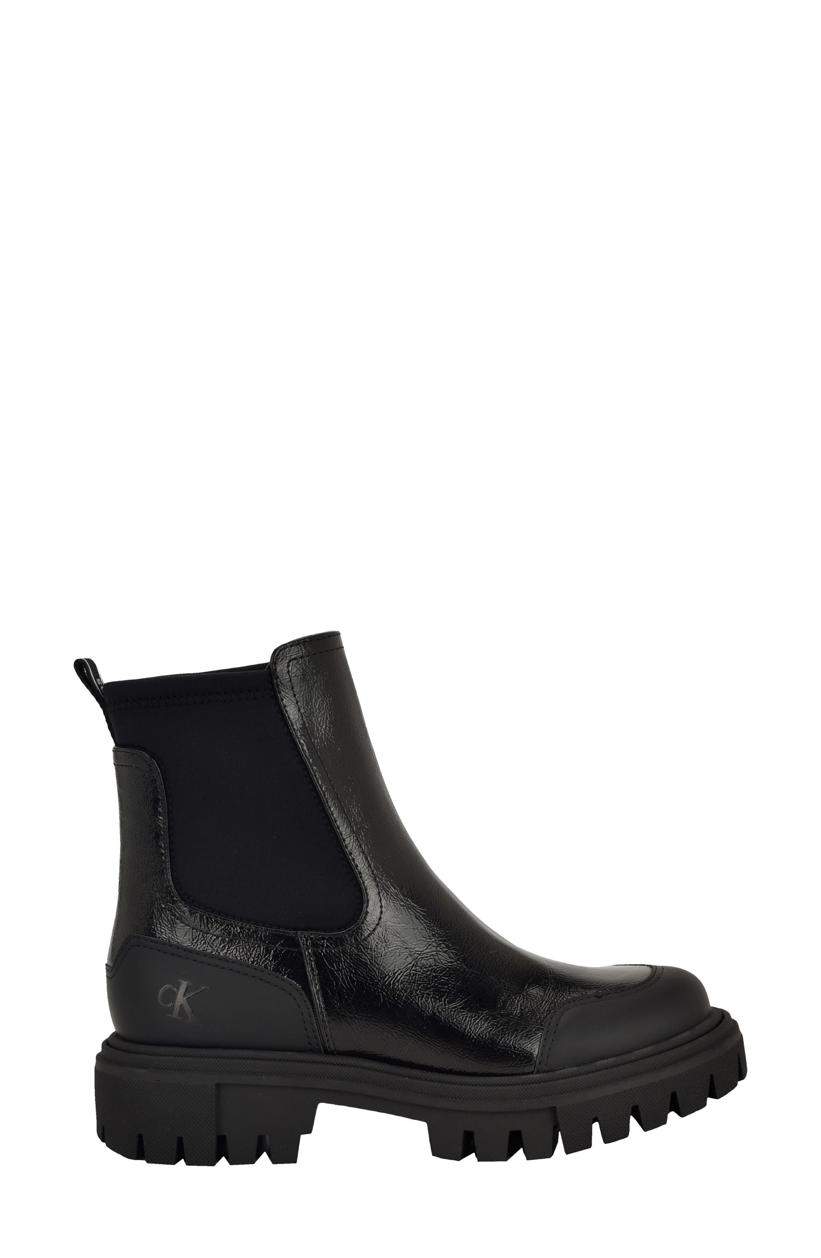 Remola Lug Chelsea Boot, Alternate, color, BLACK 004