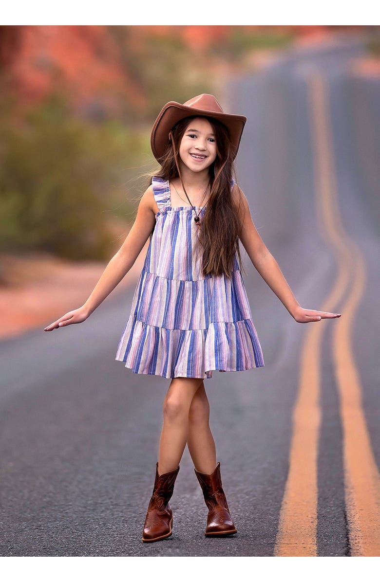 Mabel + Honey Riley Rose Dress, Alternate, color, Purple