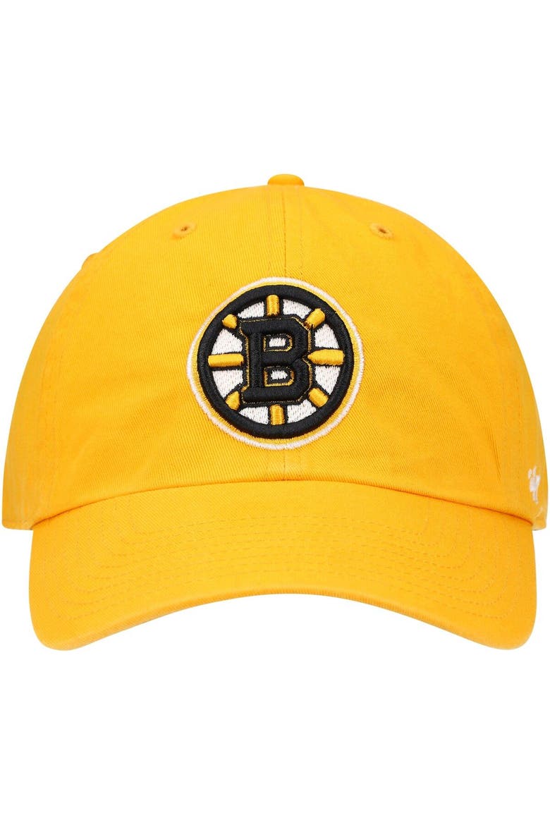 Men's '47 Gold Boston Bruins Clean Up Adjustable Hat, Alternate, color, Gold