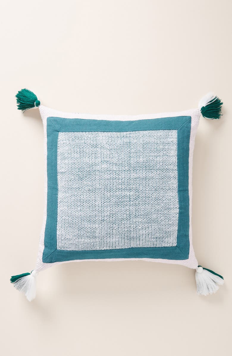 Anthropologie Home Anthropologie Pacey Tassel Accent Pillow, Main, color, 