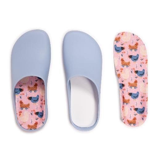 Garden Clog and Glove Set, Alternate, color, Chicken Party