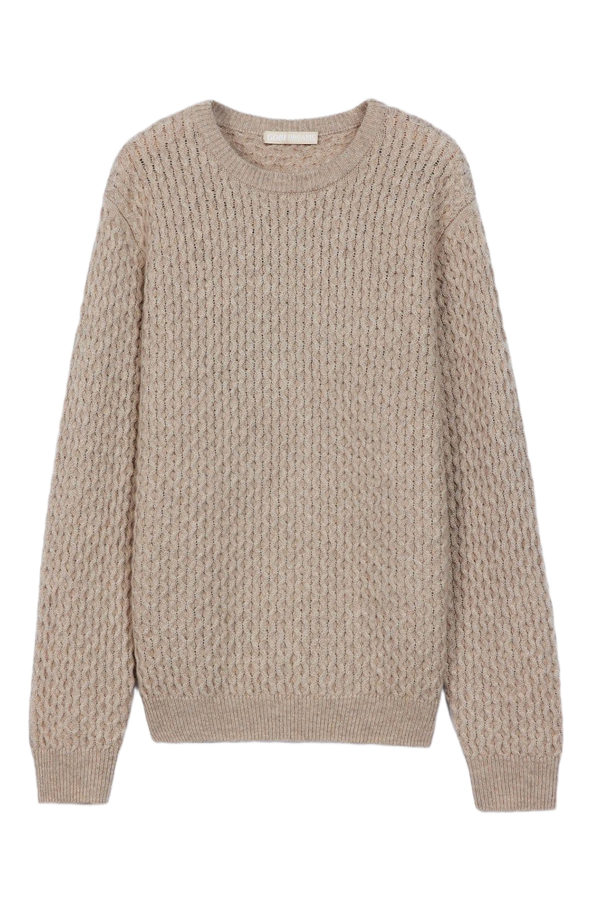 Cable Knit Cashmere Sweater - image 2
