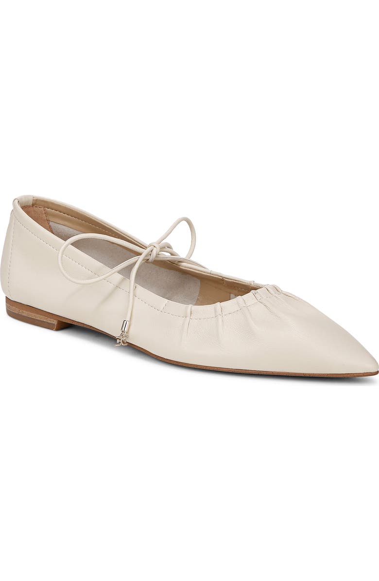 Sam Edelman Bri Mary Jane Pointed Toe Flat, Main, color, Modern Ivory