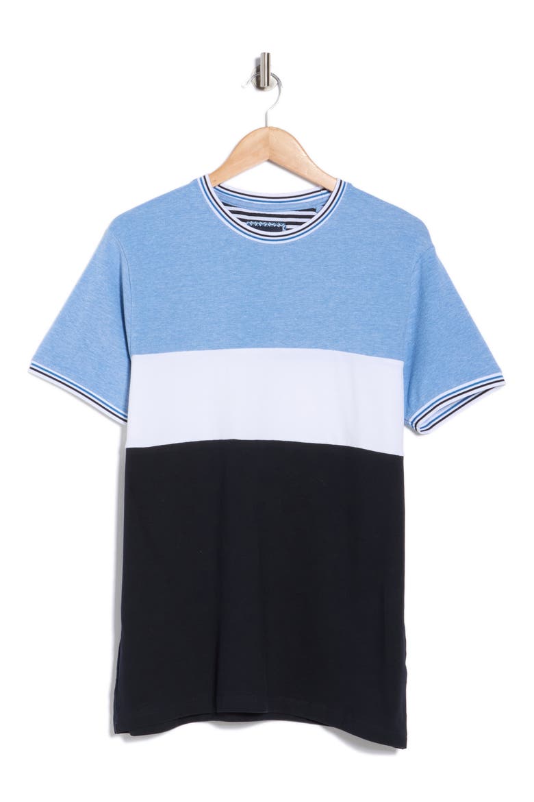 Heritage Colorblock T-Shirt, Alternate, color, BLUE HEATHER