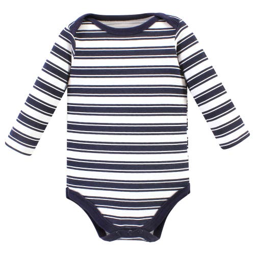 Hudson Baby Five-piece Collection Of Long-sleeve Cotton Bodysuits In Multi