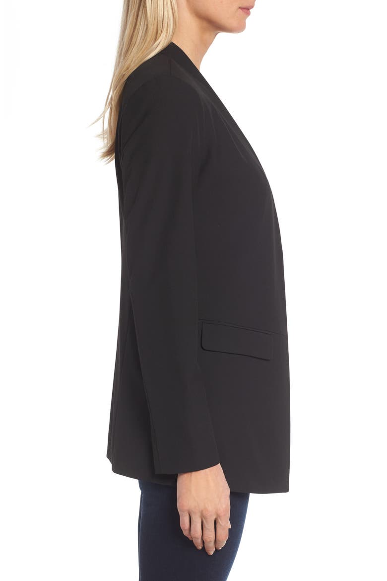 No-Closure Blazer, Alternate, color, BLACK
