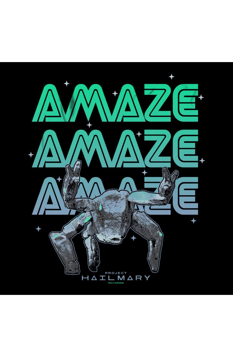 Project Hail Mary Men's Project Hail Mary Amaze Rocky  Graphic T-Shirt, Alternate, color, Black