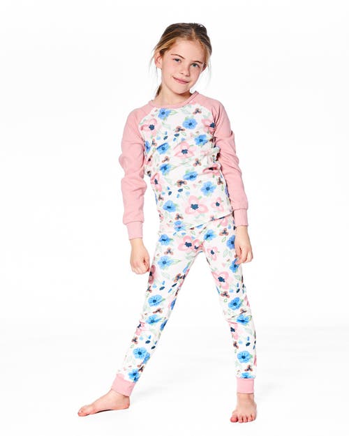 Deux Par Deux Organic Cotton Two-piece Pajamas In Multi