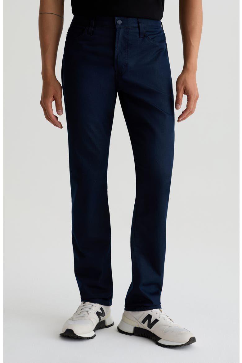 Everett Airluxe™ Commuter Performance Slim Straight Pants, Main, color, BERING SEA