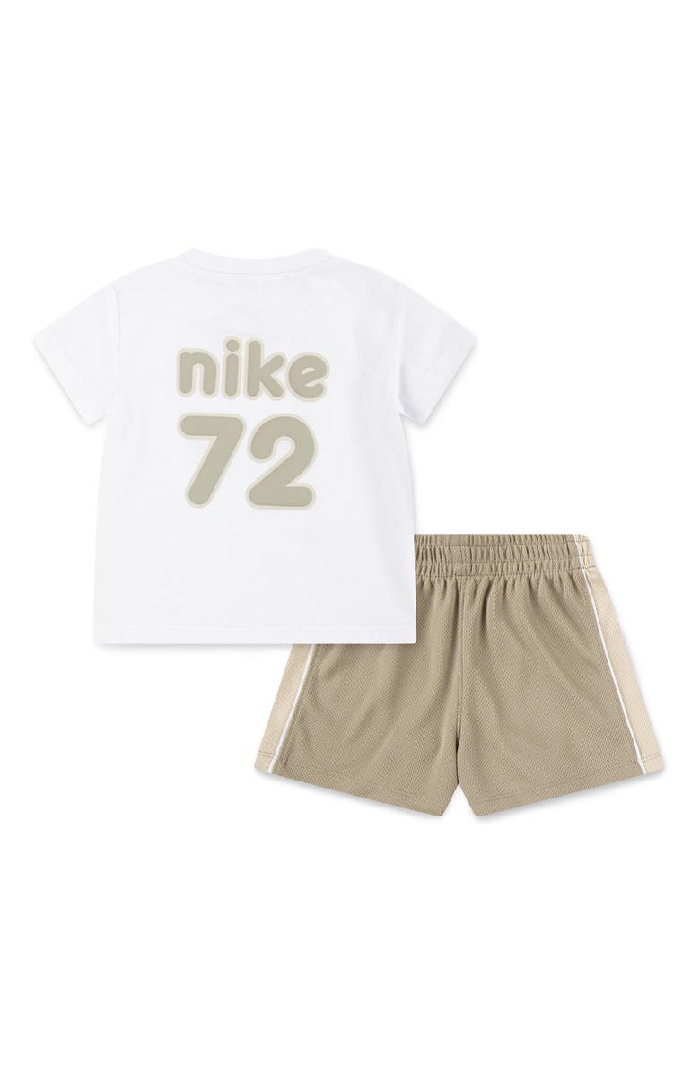 Nike Logo Graphic T-Shirt & Shorts Set, Alternate, color, Khaki